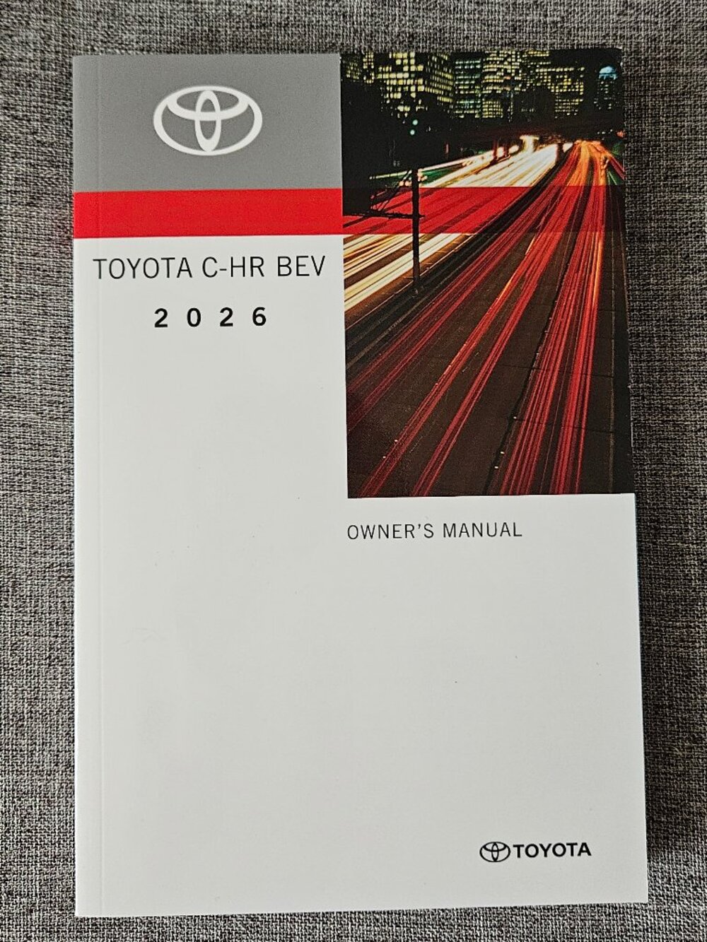 2026 TOYOTA C-HR BEV Owner's Manual